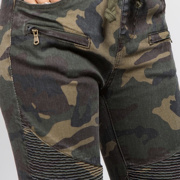 MOTO CAMOUFLAGE JOGGERS - Picture 7 of 8